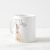 Mug Chaussettes de temps café confortable Aquarelle va (Devant gauche)