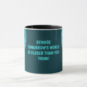 Mug Chaussettes d'équipage de tête robotique CYBORG (Centre)
