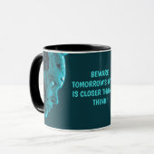 Mug Chaussettes d'équipage de tête robotique CYBORG (Devant gauche)
