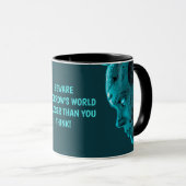 Mug Chaussettes d'équipage de tête robotique CYBORG (Devant droit)
