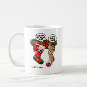 Mug Chaussettes drôles de Noël