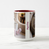 Mug Chaussettes Fluffy à café Hérisson mignonnes modif (Centre)