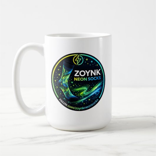 Mug Chaussettes Néon Zoynk (Gauche)