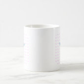 Mug Chaussure à ailettes mignonne dessin animé & cœurs (Centre)