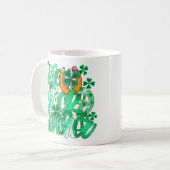 Mug Chaussure à cheval "One Lucky Teacher" (Devant gauche)