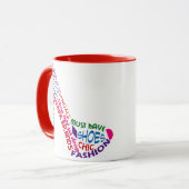 Mug Chaussure à talon élevé (Devant gauche)