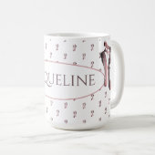 Mug Chaussure de ballet rose Répéter (Devant droit)