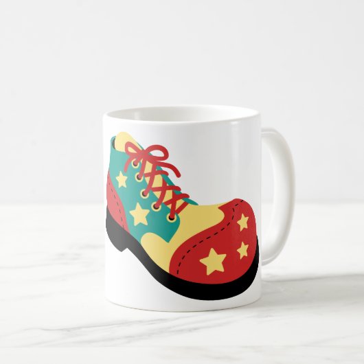 Mug Chaussure de clown (Devant droit)