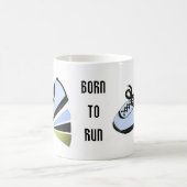 Mug Chaussure de course - Née pour courir (Centre)