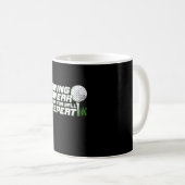 Mug Chaussure De Golfeur Chercher La Boule (Devant droit)