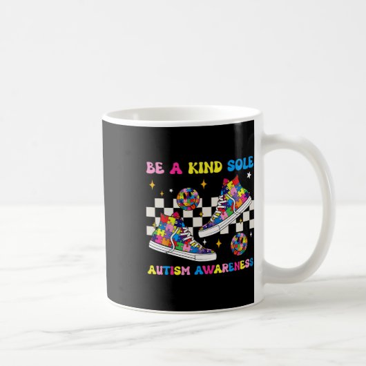 Mug Chaussure de sensibilisation à l'autisme Sois une  (Droite)