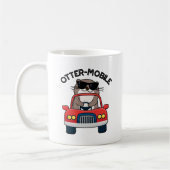 Mug Chaussure de voiture animal drôle Otter-mobile (Gauche)