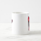 Mug Chaussure et coeur stylets rouges (Centre)