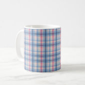 Mug Chaussure motif bleu ciel rose (Devant gauche)