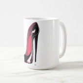 Mug Chaussure stylet noire (Devant droit)