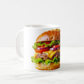 Mug ChaussureHabille hamburger empilé thic (Devant gauche)