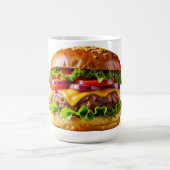 Mug ChaussureHabille hamburger empilé thic (Centre)