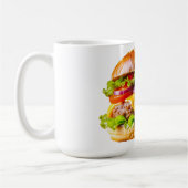 Mug ChaussureHabille hamburger empilé thic (Gauche)