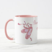 Mug Chaussures de ballet rose, la danse est la poésie  (Gauche)