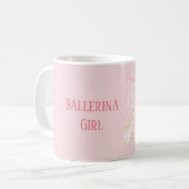 Mug Chaussures de ballet rose poudré (Devant gauche)