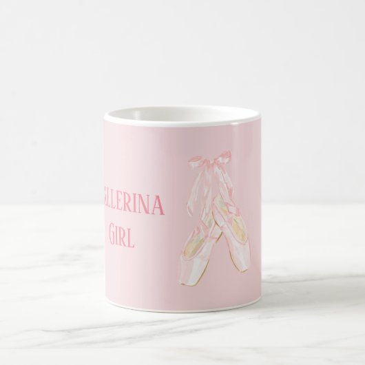 Mug Chaussures de ballet rose poudré (Centre)