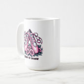 Mug Chaussures de ballet roses (Devant gauche)