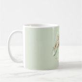 Mug Chaussures de ballet vert menthe fille ballerine (Gauche)