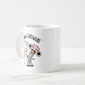 Mug Chaussures de printemps amusant jeu de saison (Devant gauche)