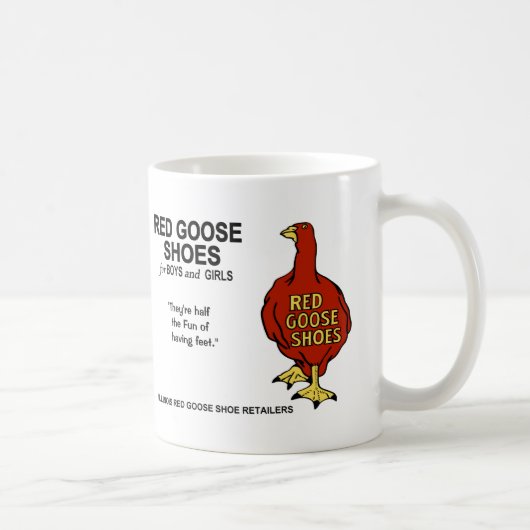 Mug Chaussures d'oie rouge de l'Illinois (Droite)