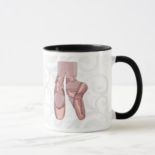 Mug Chaussures d'orteil de pantoufles de ballet