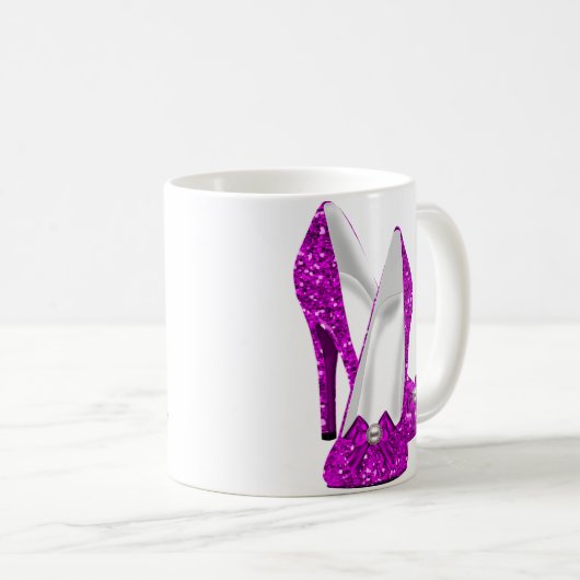 Mug Chaussures haute talon Stileto Parties scintillant (Devant droit)