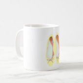 Mug Chaussures jaunes (Devant gauche)