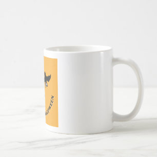 Mug Chauve-souris de Halloween Carré orange