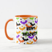 Mug Chauve-souris d'Halloween colorées (Gauche)