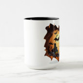 Mug Chauve-souris d'Halloween sortant (Centre)