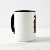 Mug Chauve-souris d'Halloween sortant (Devant gauche)
