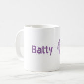 Mug Chauve-souris lavande pourpre (Devant gauche)