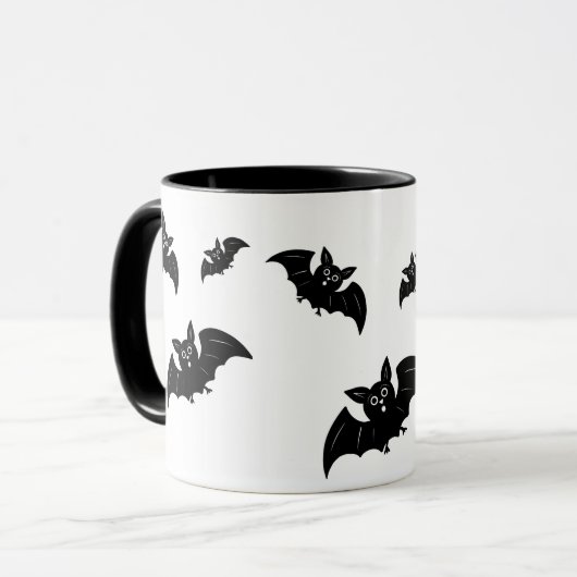 Mug Chauve-souris noire (Devant gauche)