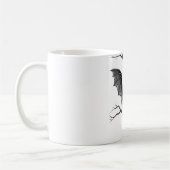 Mug Chauve-souris vampire vintage avec impression d'ar (Gauche)