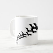 Mug Chauve-souris vintage d'Halloween (Devant gauche)
