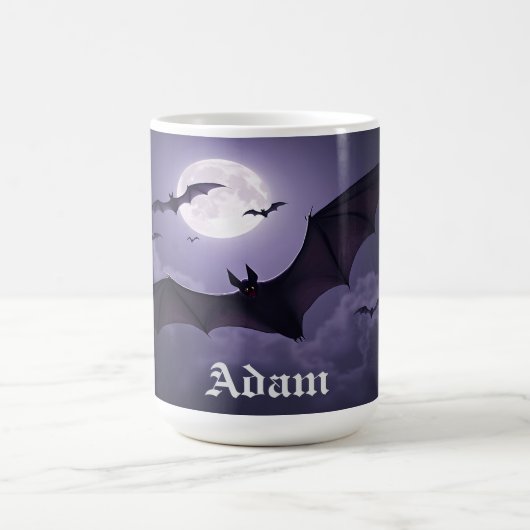 Mug Chauves-souris dans une nuit hantée (Centre)