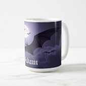 Mug Chauves-souris dans une nuit hantée (Devant droit)