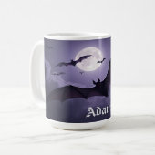 Mug Chauves-souris dans une nuit hantée (Devant gauche)