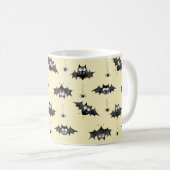 Mug Chauves-souris d'Halloween et araignées dangereuse (Devant droit)
