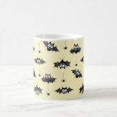 Mug Chauves-souris d'Halloween et araignées dangereuse (Centre)