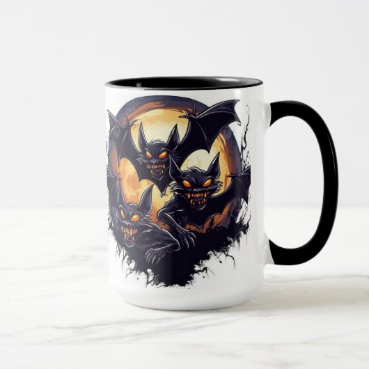 Mug chauves-souris sortant d'une grotte (Droite)