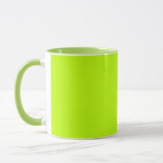 Mug Chaux amères (couleur solide) (Gauche)