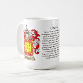 Mug Chavis, l'origine, la signification et la crête (Devant gauche)