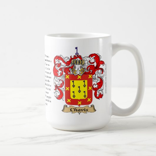 Mug Chavis, l'origine, la signification et la crête (Droite)