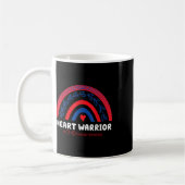 Mug Chd Warrior Red & Blue Rainbow Heart Disease A (Gauche)